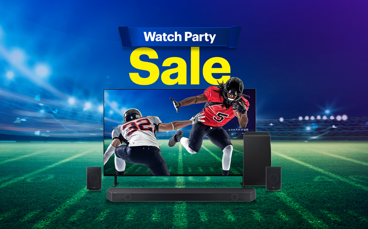 Transform your Watch Party with the best in TV and home theatre