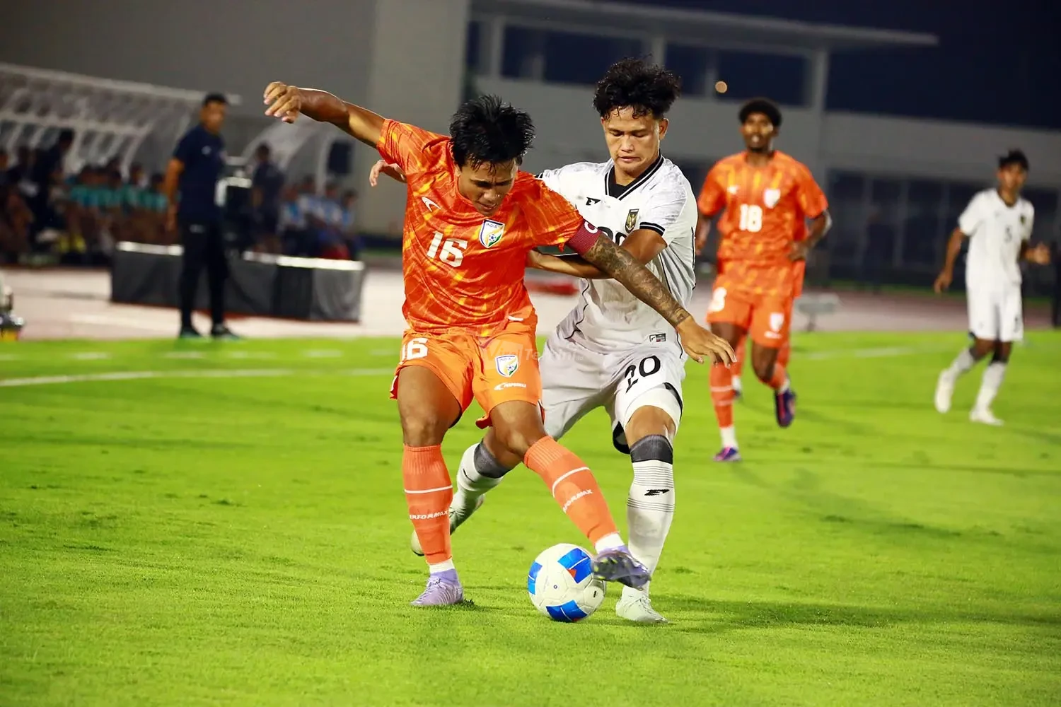Aksi Timnas Indonesia U-23 Lawan India U-23 Dibabak 1