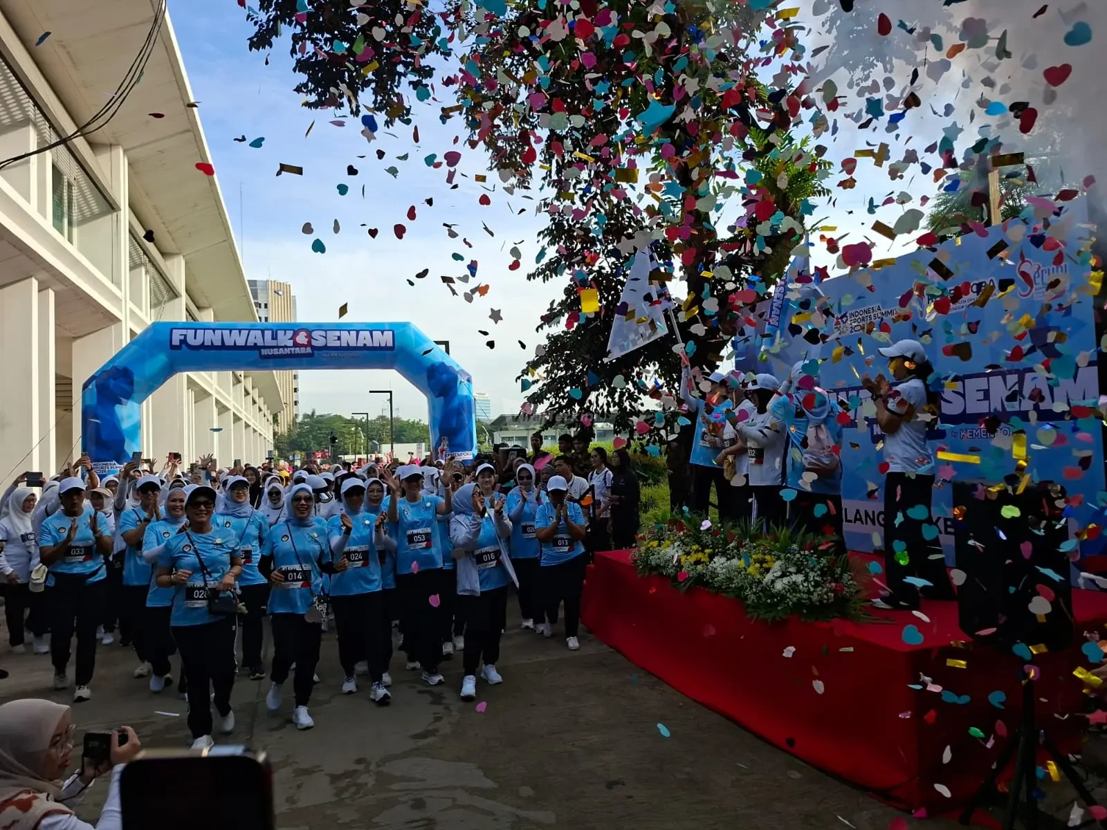 Pembukaan ISS 2025 Sukses & Diawali Fun Walk & Senam Nusantara Seruni