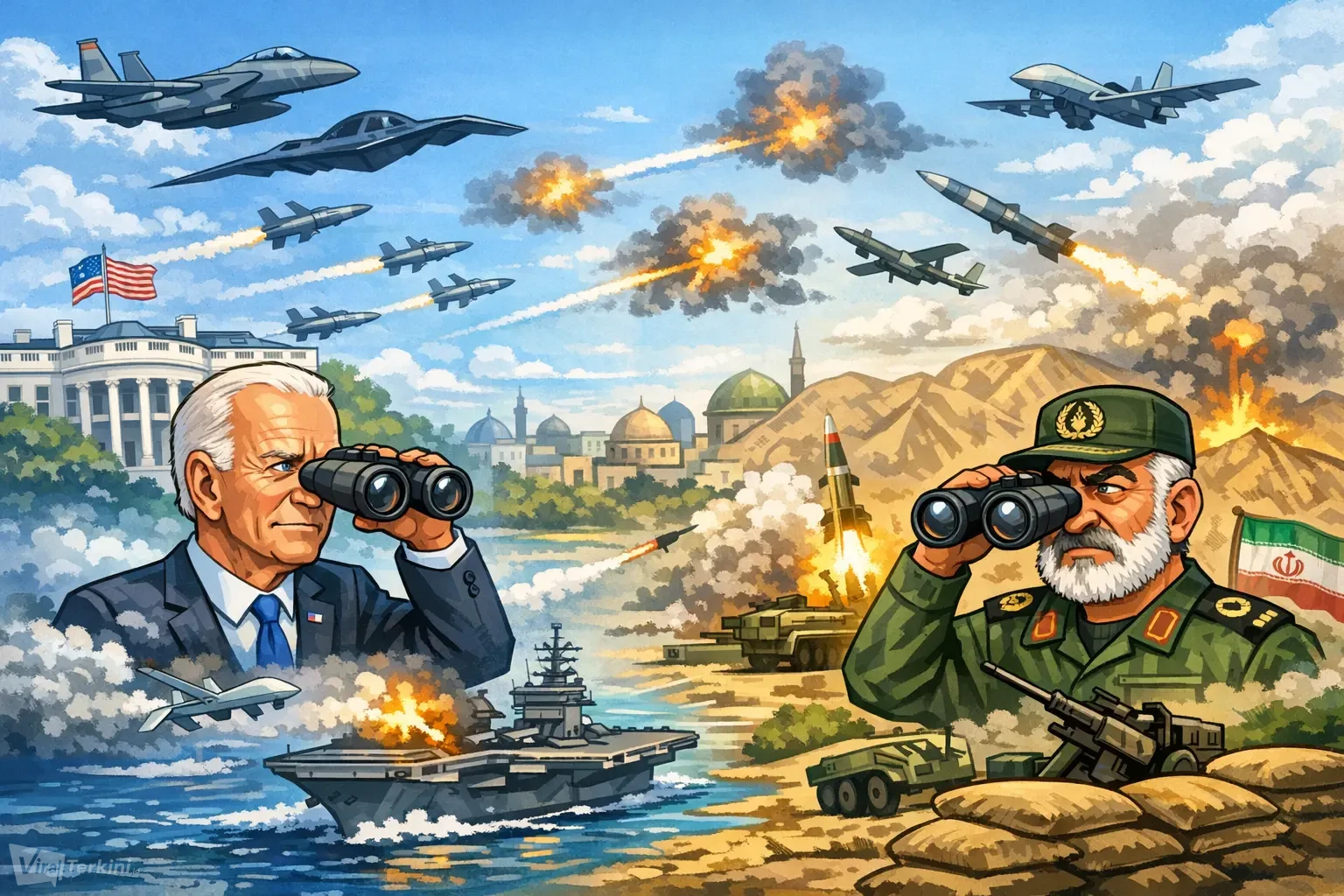 AS Bidik Kuasai Udara Iran, Konflik Diprediksi Selesai 4–6 Minggu