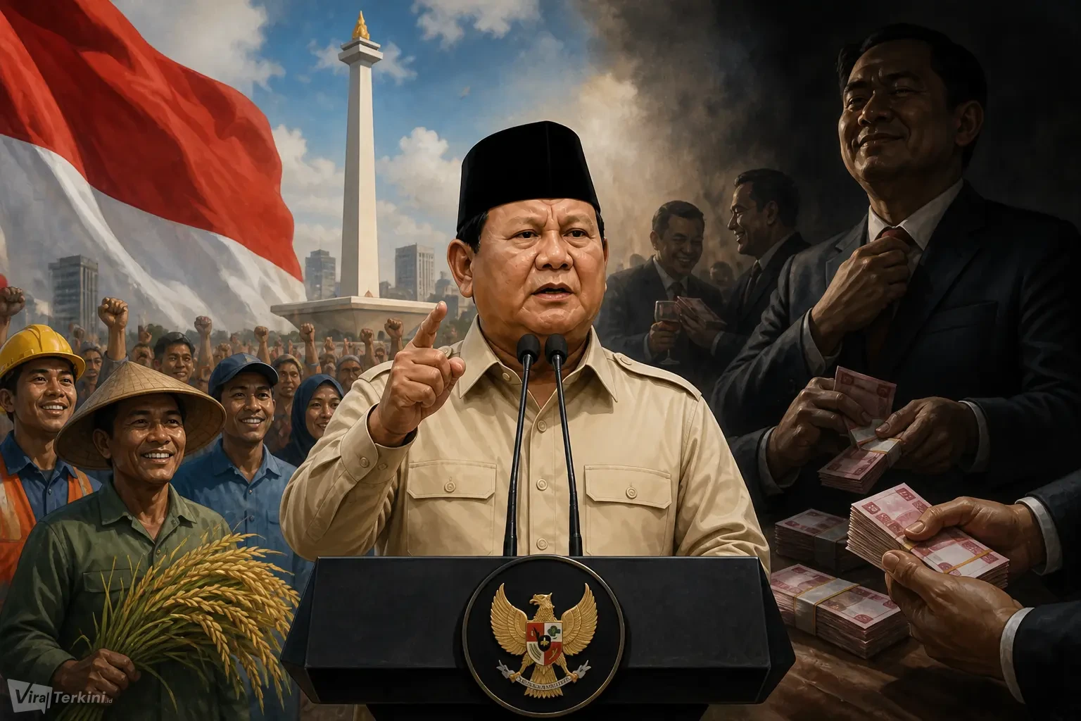 Prabowo Soroti Maraknya Korupsi Elit, Tegaskan Negara Tak Boleh Kalah dari Penjahat