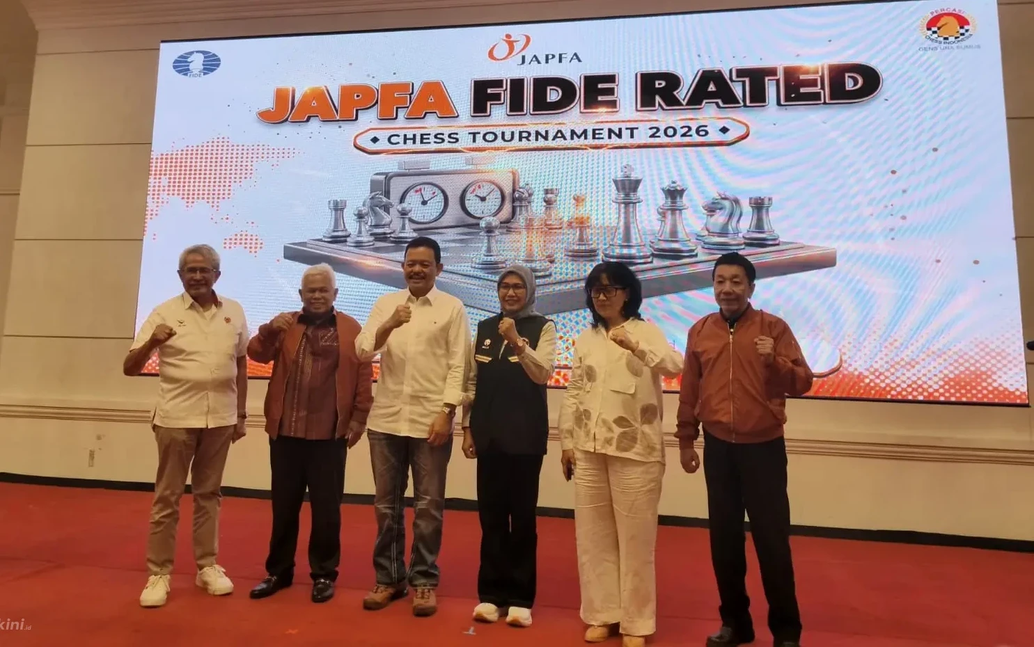 350 Pecatur Ramaikan Turnamen Japfa FIDE Rated 2026 di Jakarta