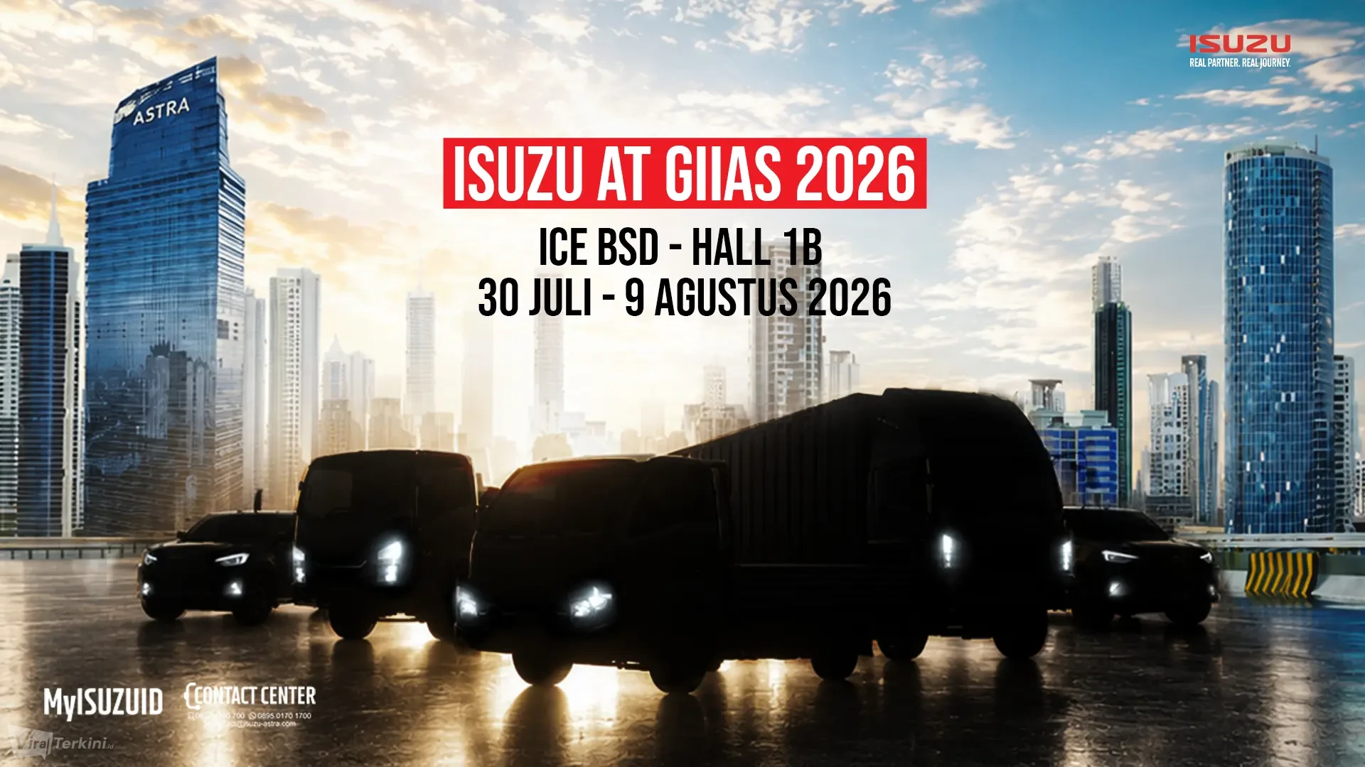 Isuzu Tampilkan Lima Kendaraan Niaga Berbasis Aplikasi di GIIAS 2026, Bidik Kebutuhan Beragam Industri