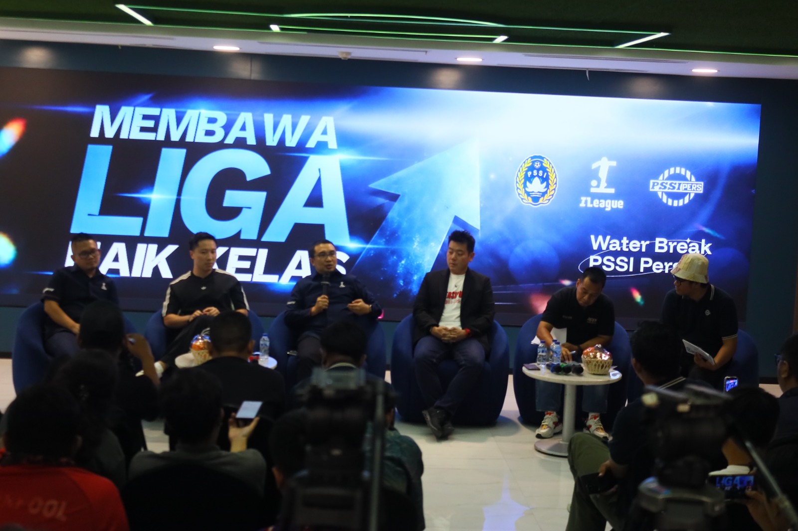 Potret Water Break PSSI Pers: “Membawa Liga Naik Kelas”